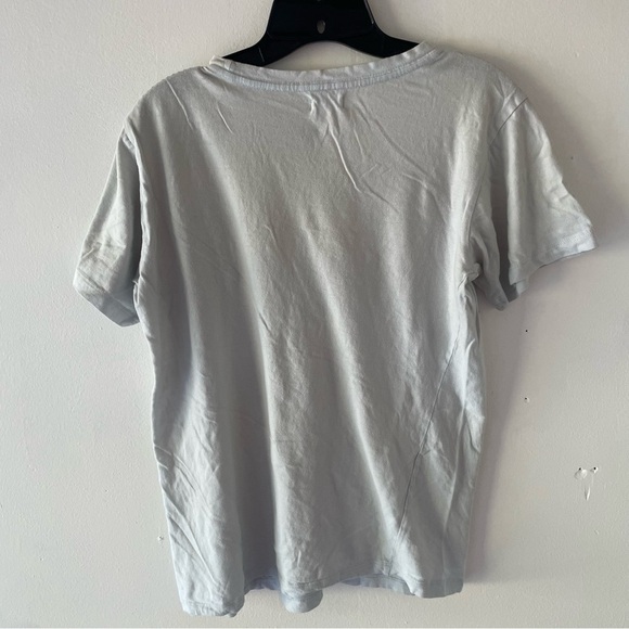 Isabel Marant Miss Vouge Light Blue Graphic Short Sleeve Tee 7657 - Picture 3 of 8